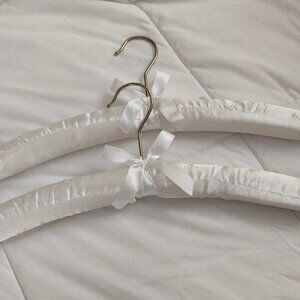 NWOT Vintage Satin Hangers
